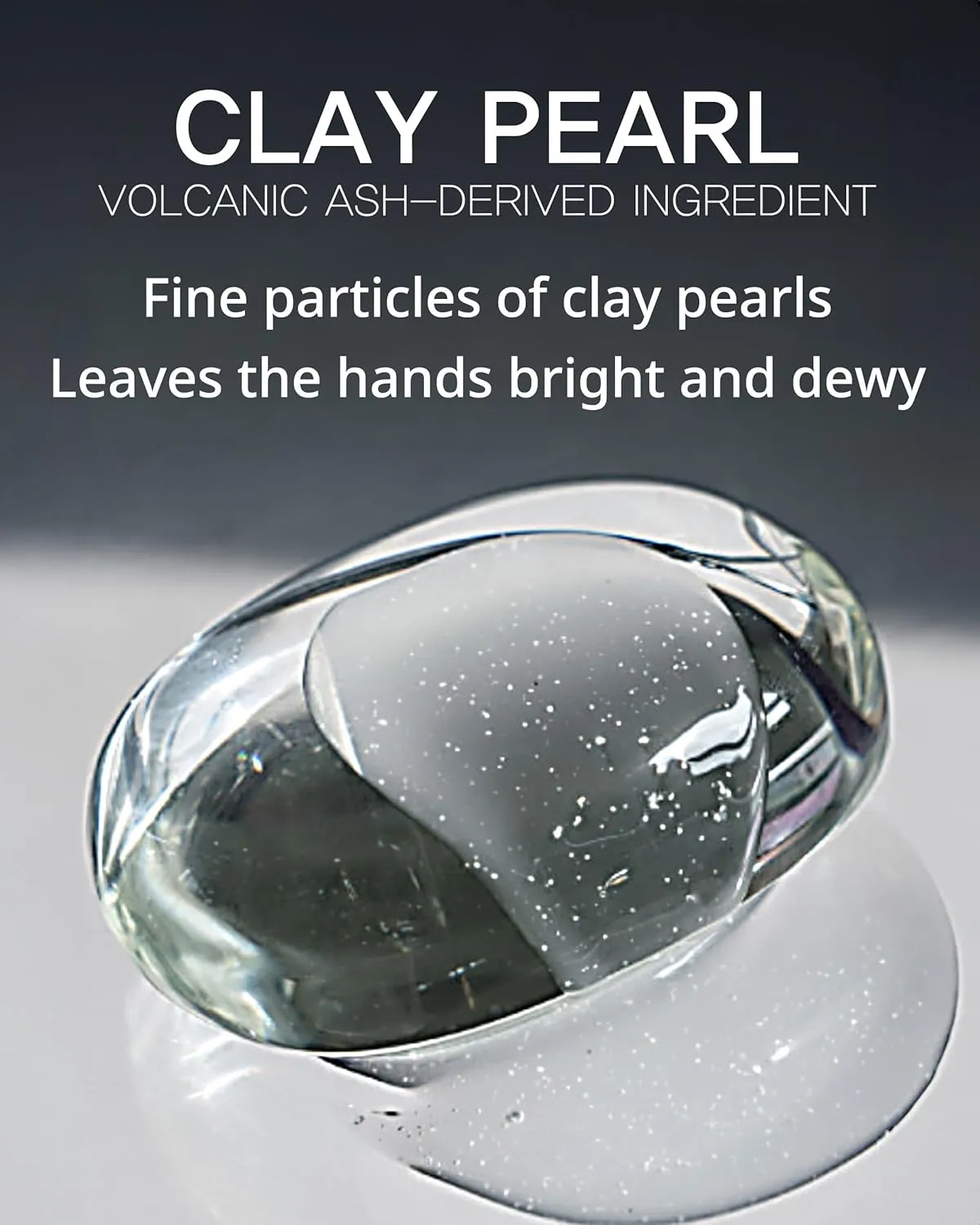 Perfumed Hand Clay Soap #Petal Lily - Exfoliating & Moisturizing Hand Scrub Gel to Bubble Wash - Clay Pearlite & Mineral - Gentle & Long Lasting Fragrance - 1.7 fl.oz