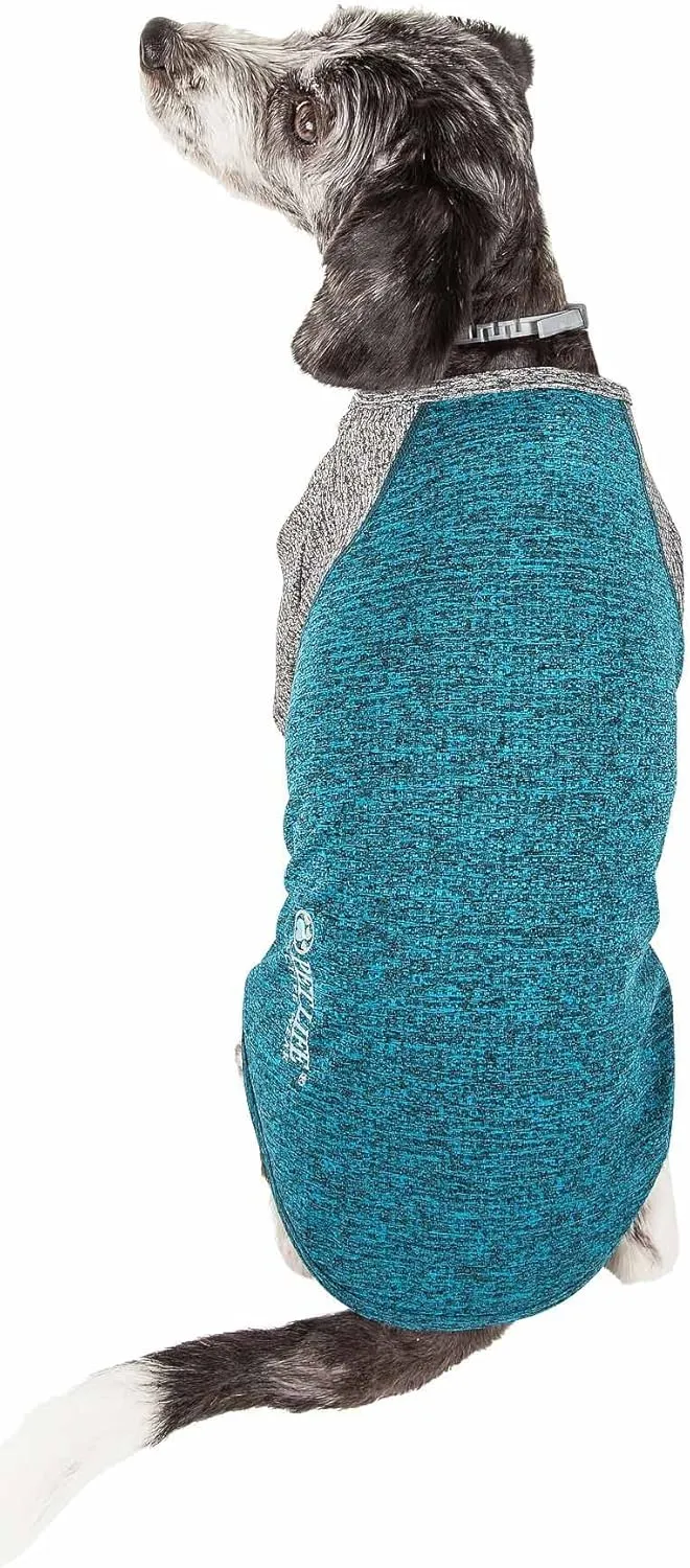 Pet Life ® Active 'Hybreed' Dog Fitness and Yoga Pet T-Shirt Dog Clothes - Performance Dog T-Shirt with 4-Way-Stretch, Reflective and Quick-Dry Technology - Summer Dog Shirts X-Small