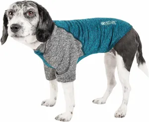 Pet Life ® Active 'Hybreed' Dog Fitness and Yoga Pet T-Shirt Dog Clothes - Performance Dog T-Shirt with 4-Way-Stretch, Reflective and Quick-Dry Technology - Summer Dog Shirts X-Small