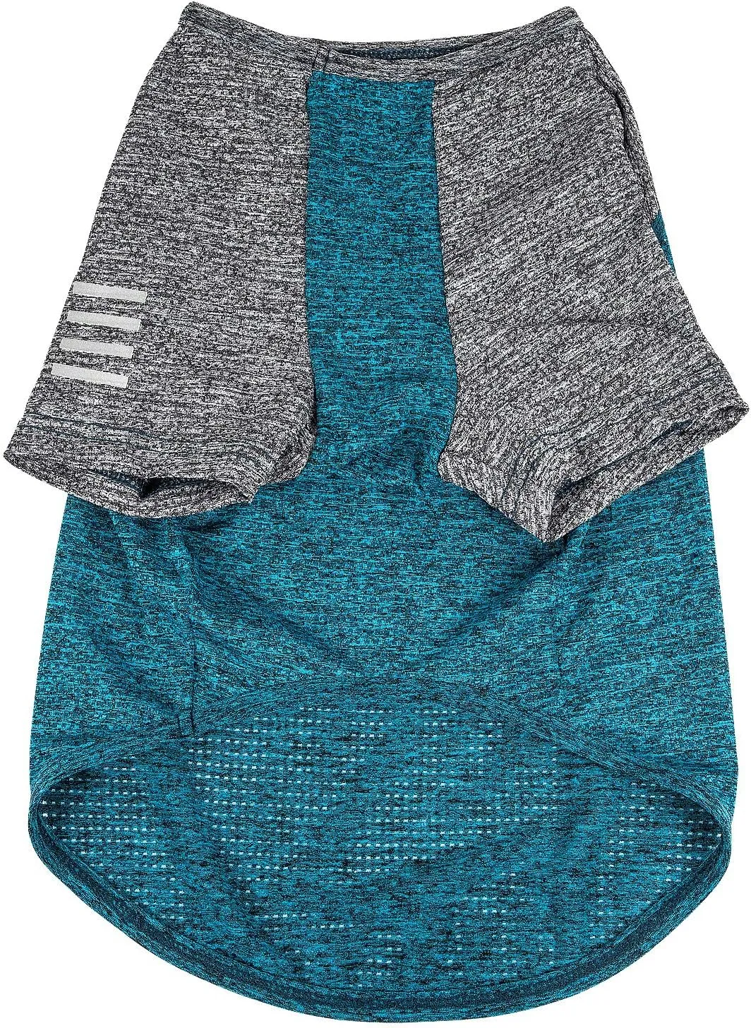 Pet Life ® Active 'Hybreed' Dog Fitness and Yoga Pet T-Shirt Dog Clothes - Performance Dog T-Shirt with 4-Way-Stretch, Reflective and Quick-Dry Technology - Summer Dog Shirts X-Small