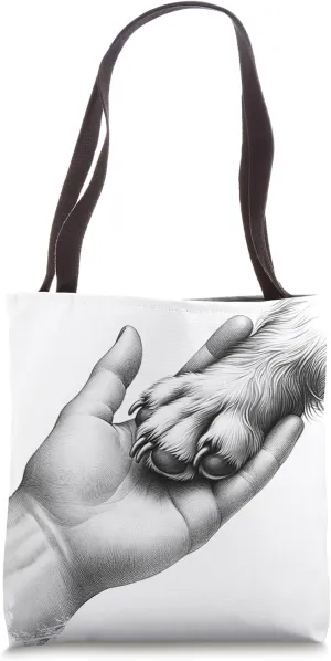 Pet Love Graphic: Trendy Designs for Dog & Cat Lovers Tote Bag