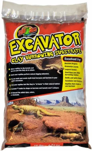 Pet Supply Zoomed Excavator Clay Burrow Substrate 10 lb.