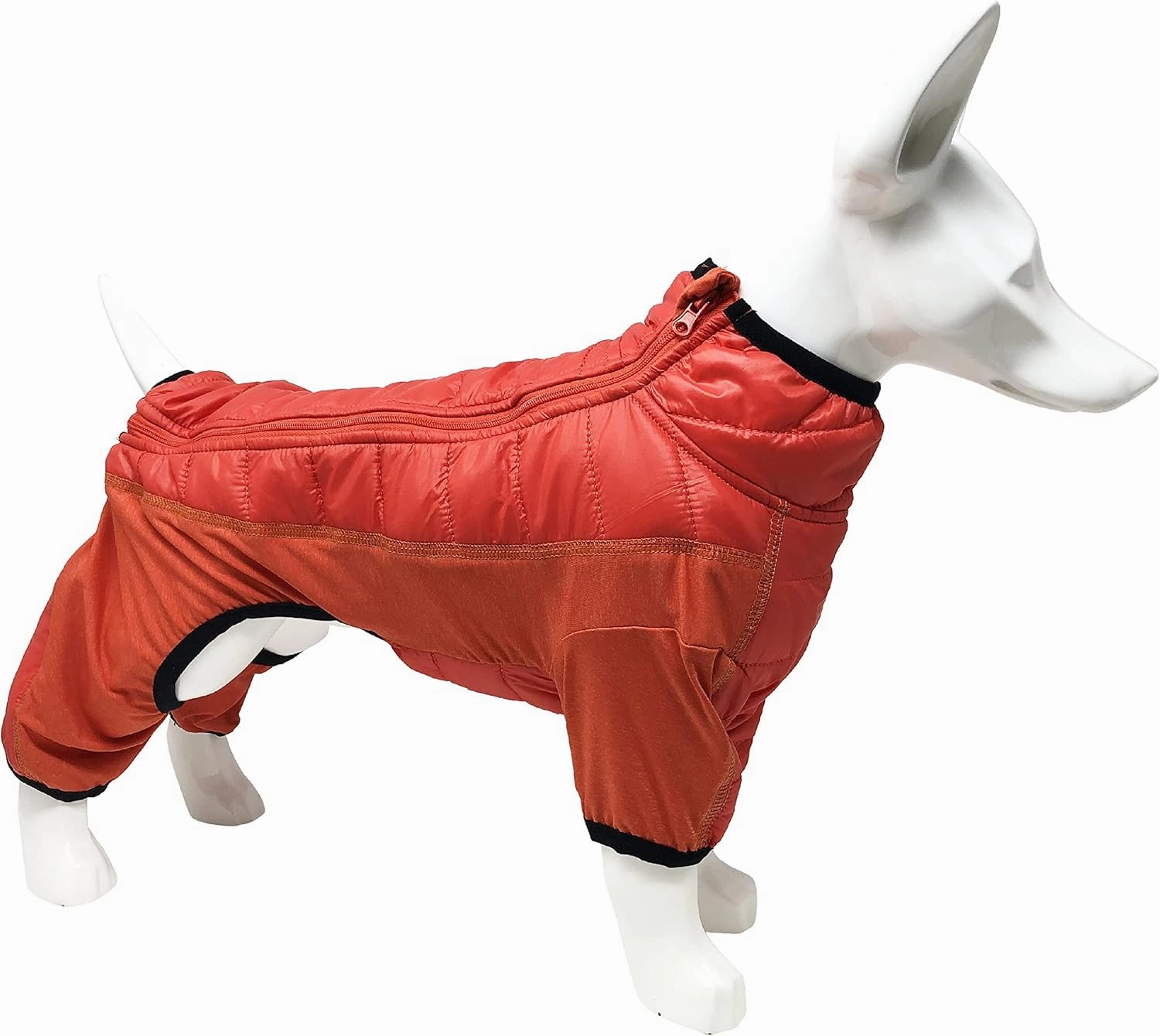 Pet Life Aura-Vent Lightweight 4-Season Stretch and Quick-Dry Full Body Dog Jacket, MD, Red