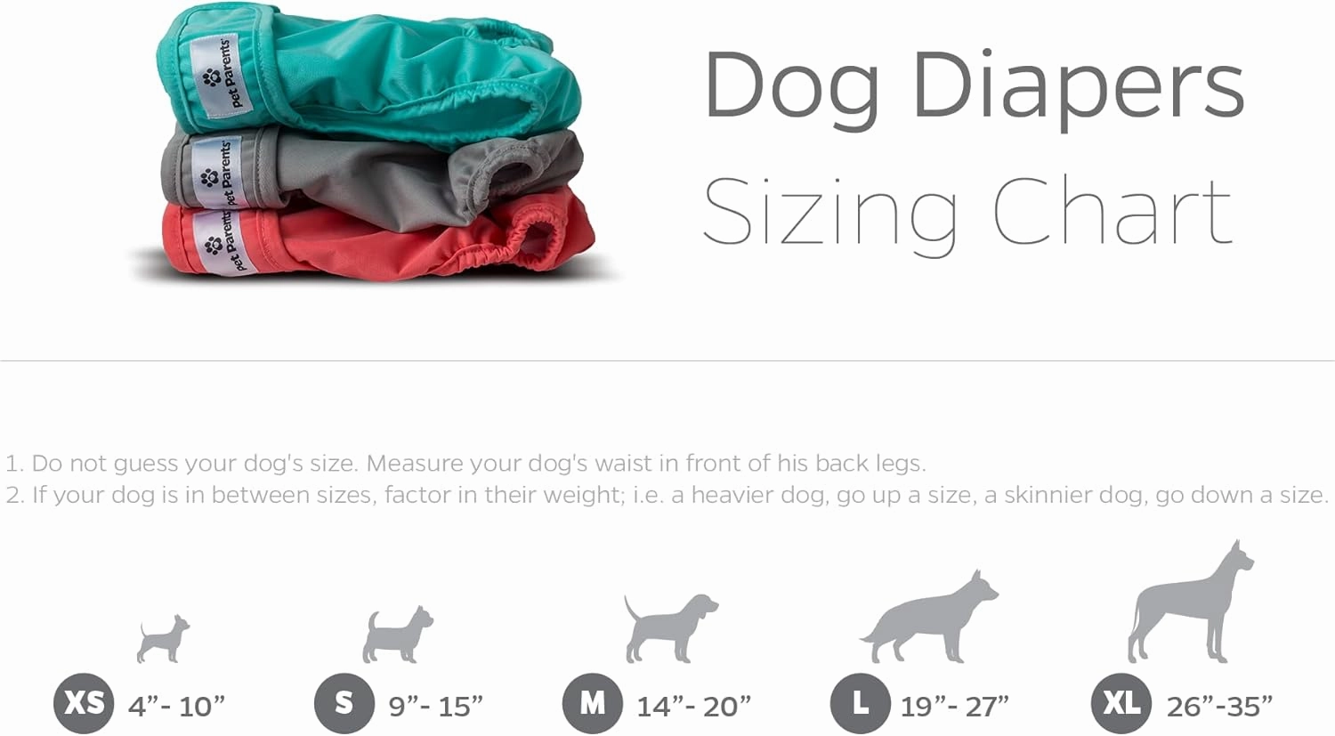 Pet Parents® Washable Dog Diapers (3pack)   Extendrs® of Durable Doggie Diapers, Premium Dog Diapers Female (X-Large, Southern Belle)