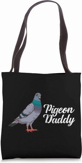 Pigeon Breeding Men Bird Pet Pigeon Racing Pigeon Tote Bag