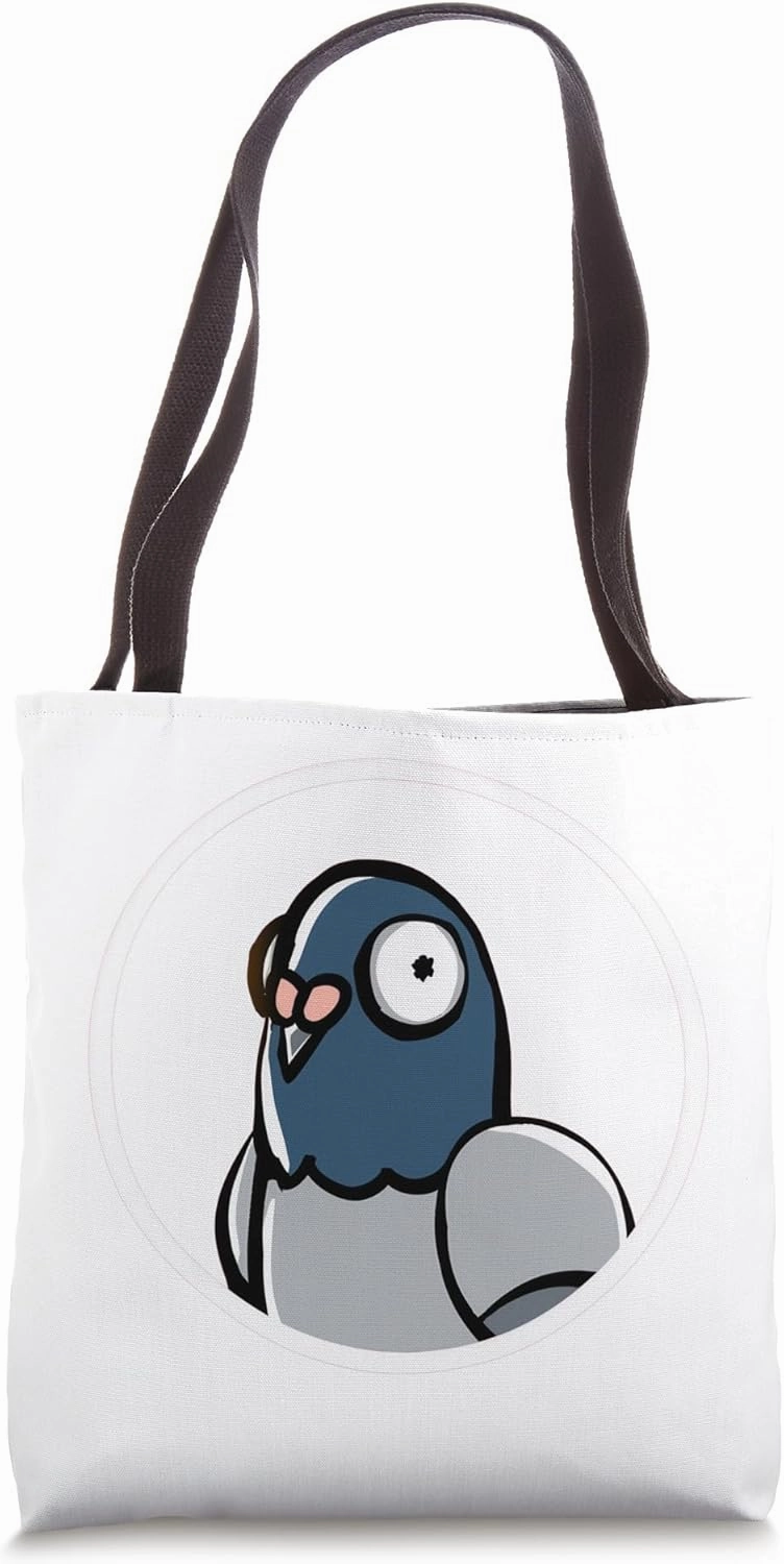 Pigeon Cartoon Meme City Pet animal Bird Tote Bag