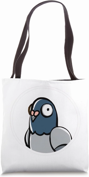 Pigeon Cartoon Meme City Pet animal Bird Tote Bag
