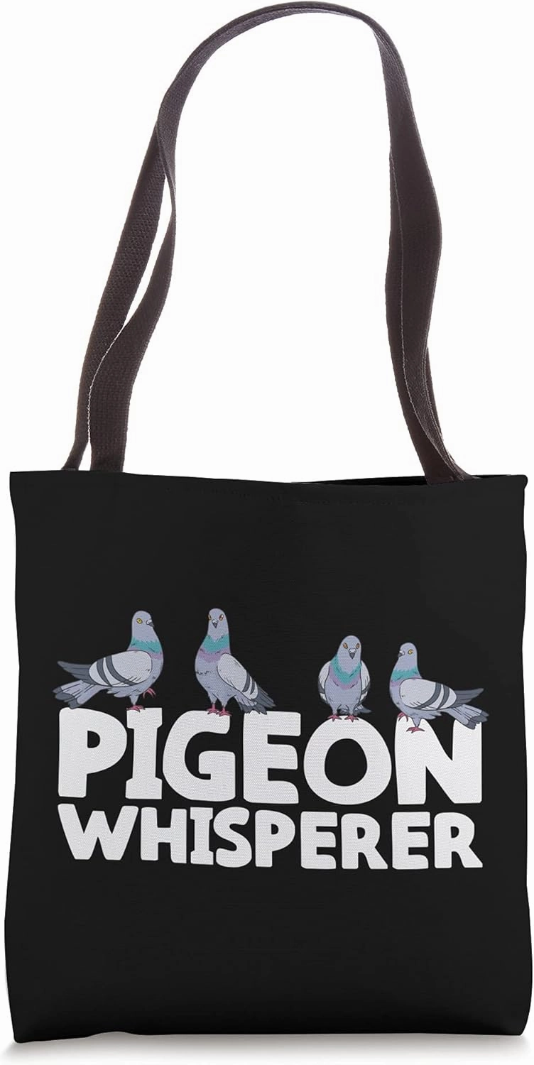 Pigeon Whisperer Carrier Birds Tote Bag