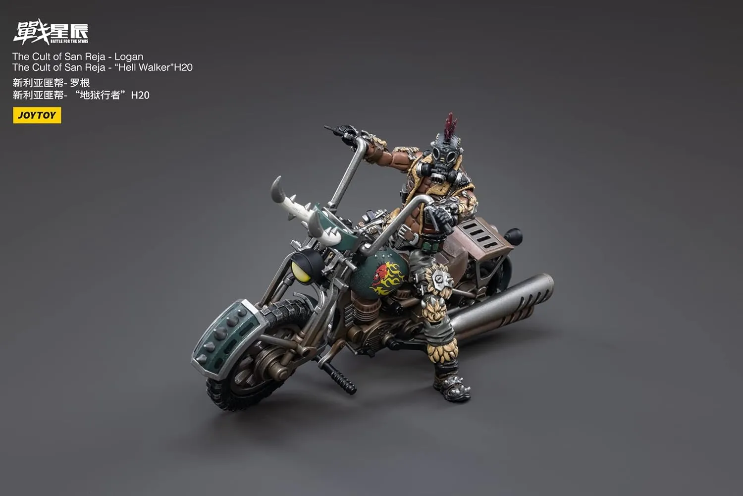 Pipigirl JoyToy 1/18 Soldier Action Figures, 4inch Battle for The Stars New Gangster Youth League Models Kits (Hell Walker H20)