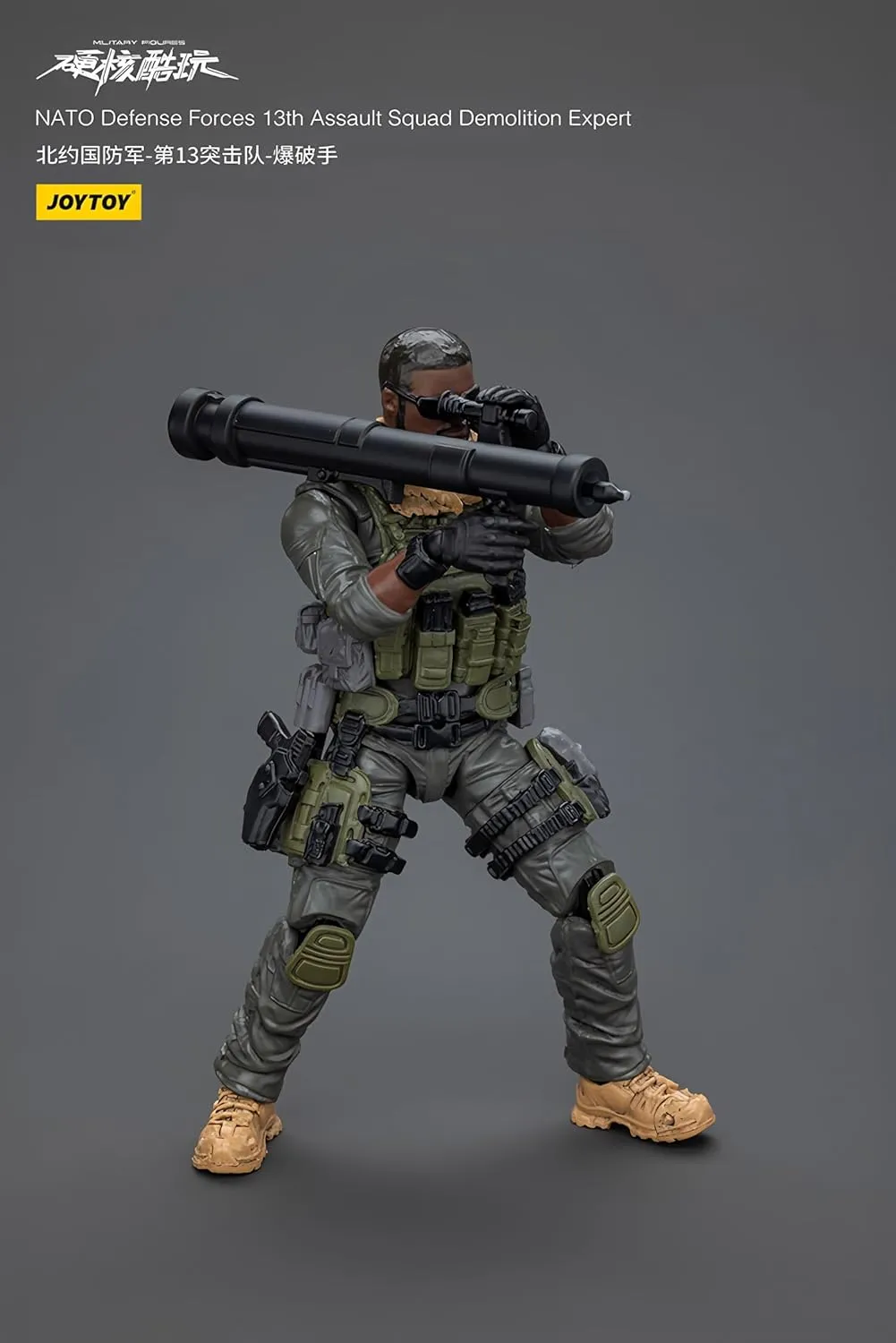 Pipigirl JOYTOY 1/18 Soldier Action Figures, NATO Defense Forces 13th Assault Squad Action Figures Models Kits Collection Model Birthday Gifts