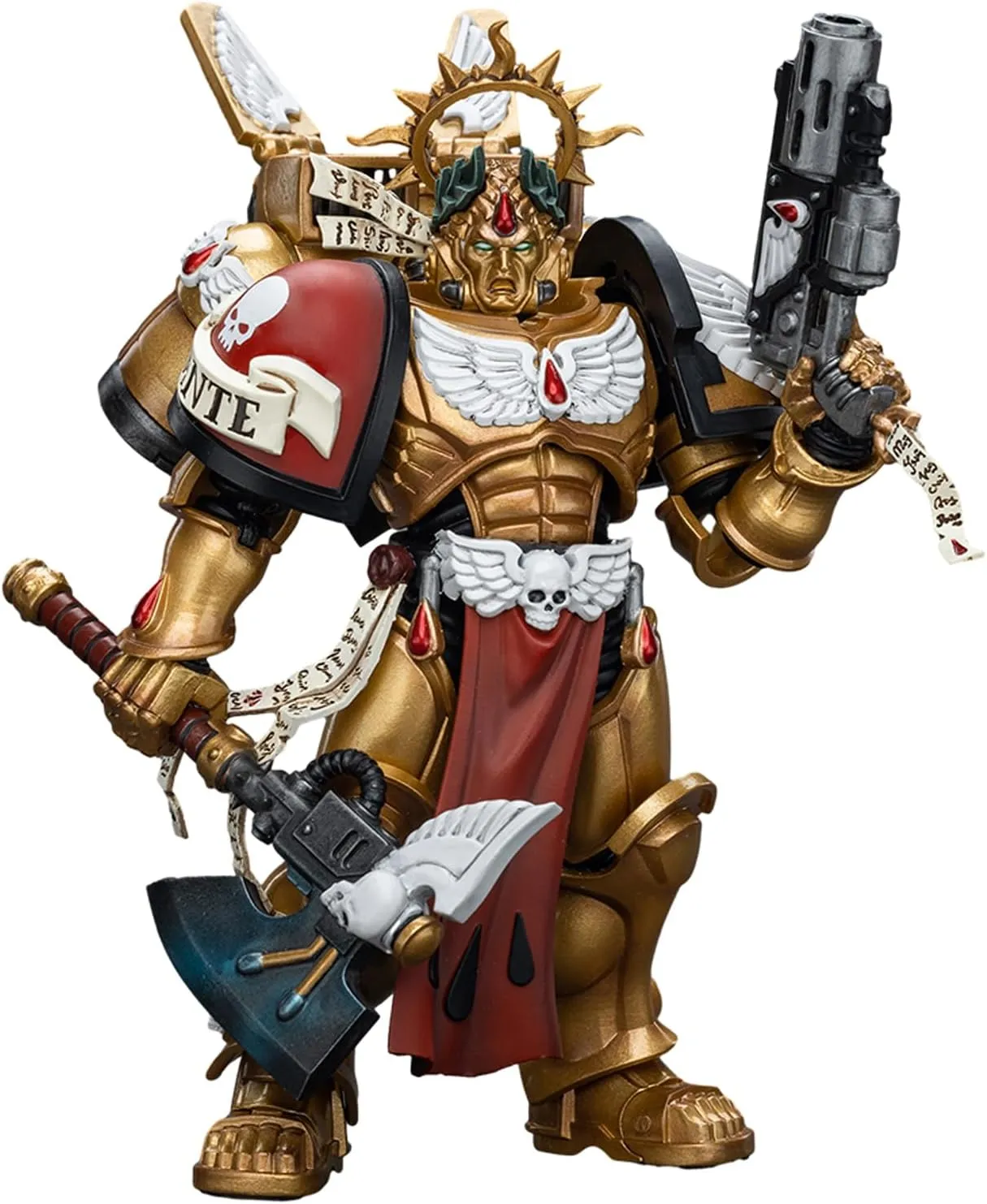 Pipigirl JoyToy 40K Genuine License 1:18 Action Figure, Blood Angels Commander Dante, 4.88 inch Collectible Action Figures Kits