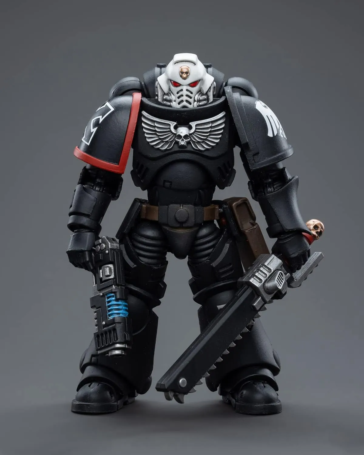 Pipigirl JoyToy × Warhammer 40K Genuine License 1/18 Soldier, 4inch Army Military Extreme Warrior Models Action Figures Kits (Raven Guard Intercessors Sergeant Ashan)