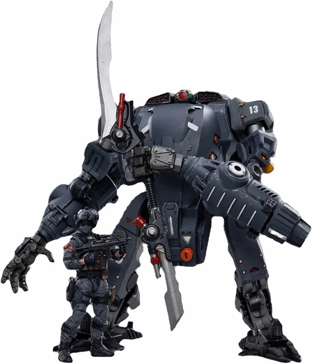 Pipigirl 1/18 Removable Soldier Mecha Action Figure, North Series-Codenamed Fire Hammer Assault Combat Machine Armor Model Mecha Model Kits