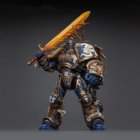 Pipigirl JoyToy 40K Space Marine Genuine License 1/18 Soldier, Ultramarines Primarch Roboute Guilliman, 7.08 inch Models Space Marines Action Figures Kits (Guilliman)