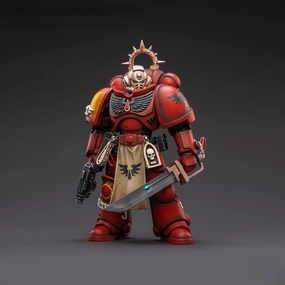 Pipigirl JoyToy × Warhammer Genuine License 1/18 Soldier Action Figures, 4inch Army Military Extreme Warrior Models Kits (Blood Angels Primaris Lieutenant Tolmeron)