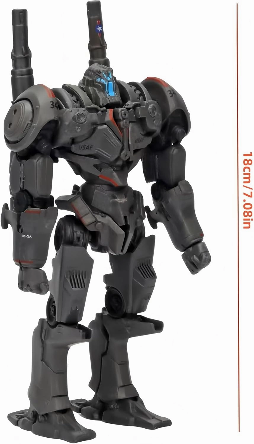 Pipigirl Pacific Rim Mech Action Figure, Boxed Unique Figure Idea, 7.08 in Collectible Mecha Action Figures Kits