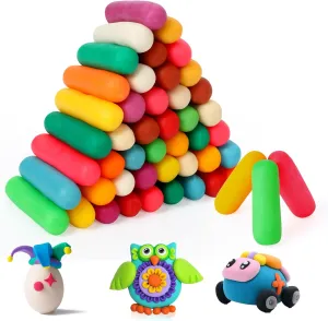 Playdough Set with a Large Storage Box for Kids - Non-Toxic Modeling Clay - 48pcs