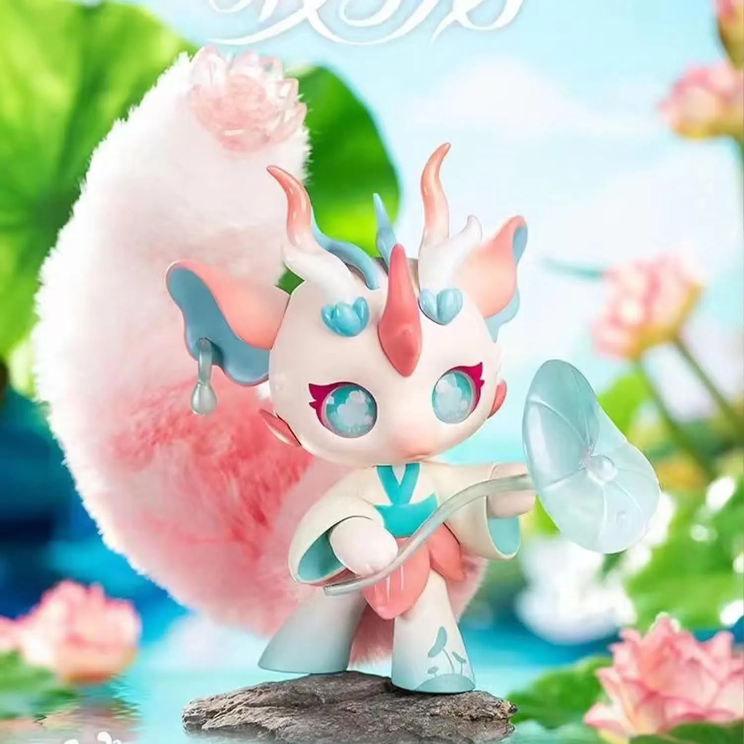 Plush Blind Box Doll Figures Toys,Cute Stuffed Blind Box Toy Kawaii Cabo Rabbit with Dragon Series Blind Box Doll Collectable Action Figure for Girls Gift Toys