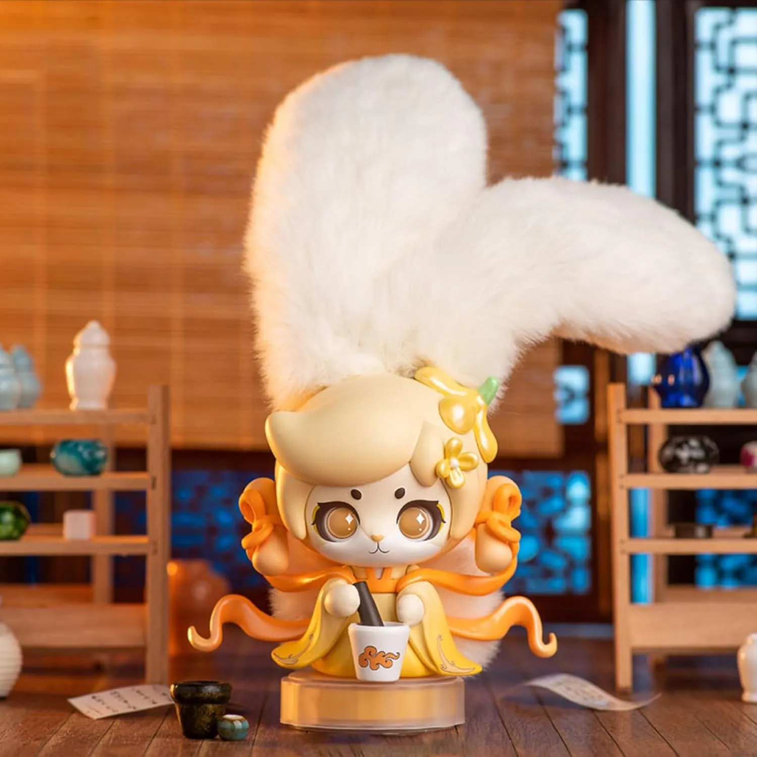 Plush Blind Box Figures,4.7"Cute Mini Dolls Kawaii Cabo Rabbit With Dragon Series PVC Blind Box Doll Collectable Action Figure For Girls Birthday Party Gift Toys (Kabo rabbit Series1-1 pack)