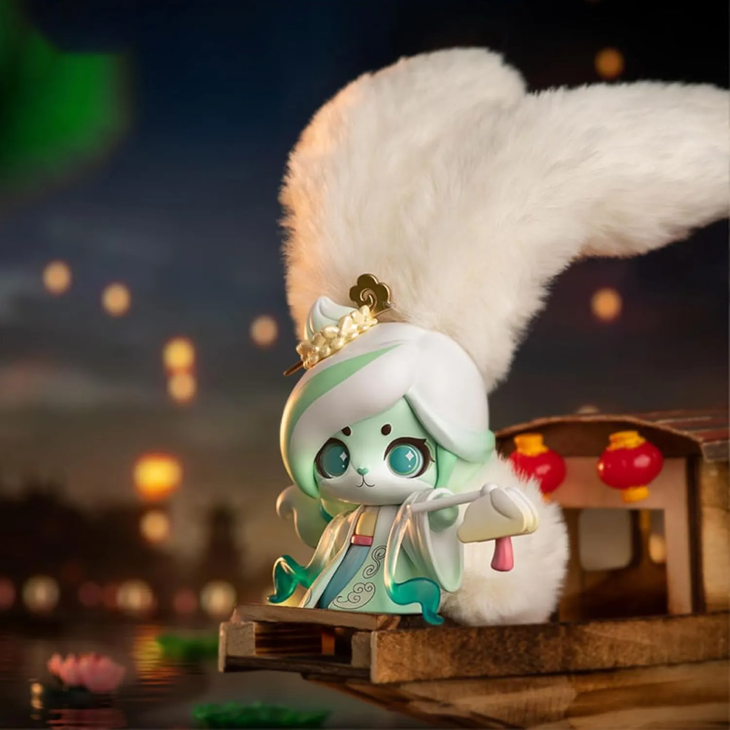 Plush Blind Box Figures,4.7"Cute Mini Dolls Kawaii Cabo Rabbit With Dragon Series PVC Blind Box Doll Collectable Action Figure For Girls Birthday Party Gift Toys (Kabo rabbit Series1-1 pack)