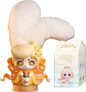 Plush Blind Box Figures,4.7"Cute Mini Dolls Kawaii Cabo Rabbit With Dragon Series PVC Blind Box Doll Collectable Action Figure For Girls Birthday Party Gift Toys (Kabo rabbit Series1-1 pack)