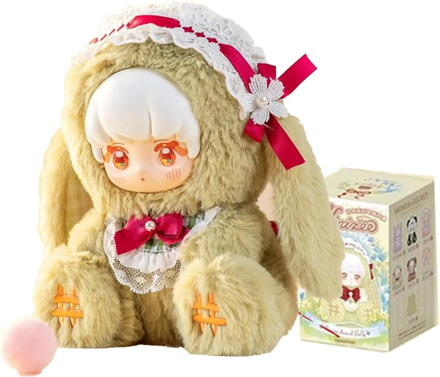Plush Blind Box Toys,Cute Mini Dolls Kawaii NINI Series Blind Box Doll Collectable Stuffed Doll for Girls Birthday Party Gift Toys