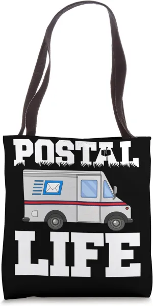 Postal Life Delivery Service Post Office Worker Mailman Tote Bag