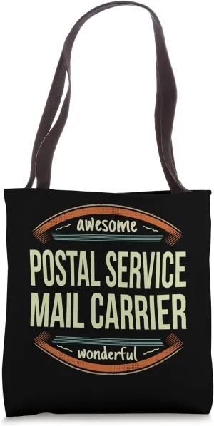 Postal Service Mail Carrier Shirts Appreciation Gift Job Tote Bag