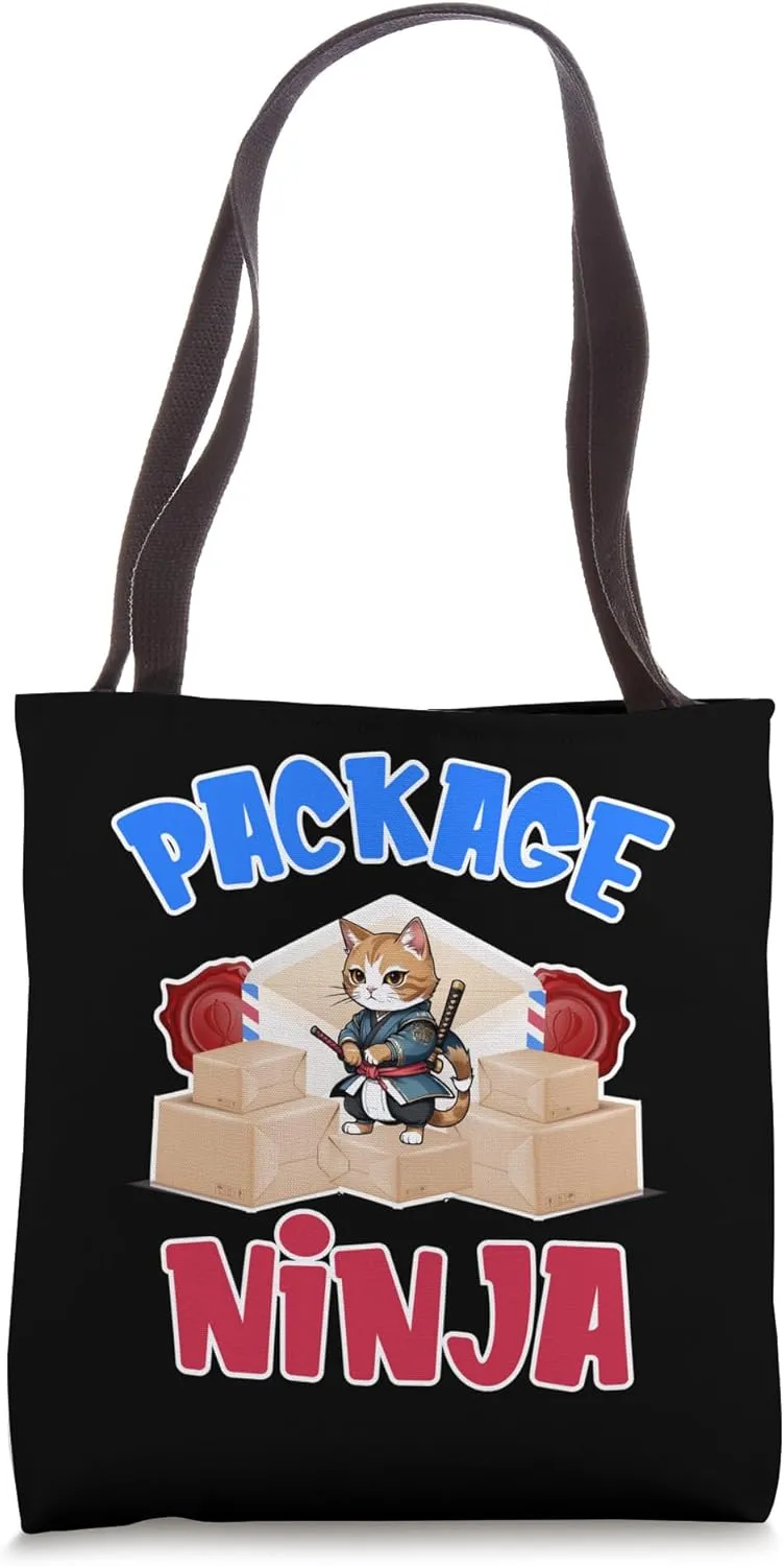 Postal Service Postal Worker Postman Package Ninja Tote Bag