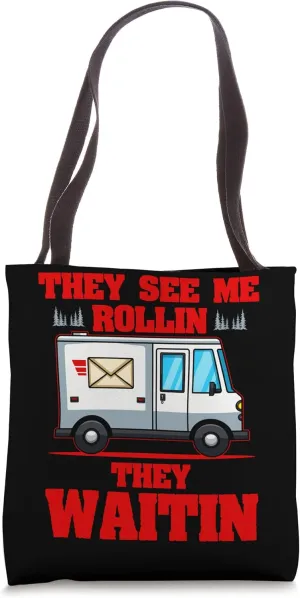 Postal Worker Office Delivery Service Mail Tote Bag