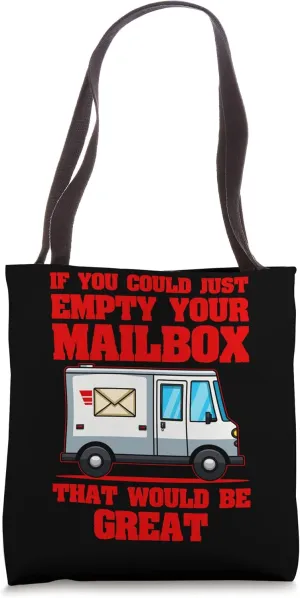 Postal Worker Office Delivery Service Mail Tote Bag