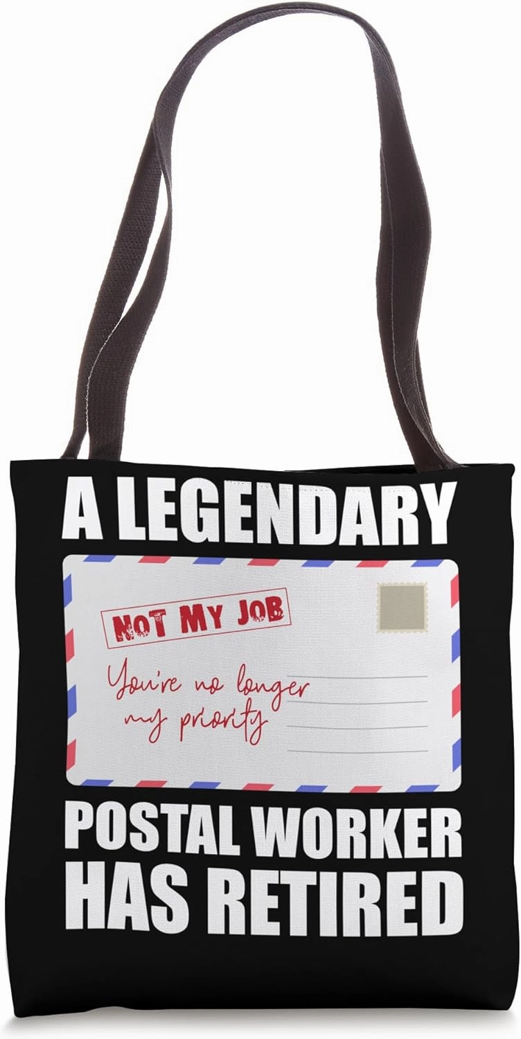 Postal Worker Retired Postman Retirement Tote Bag