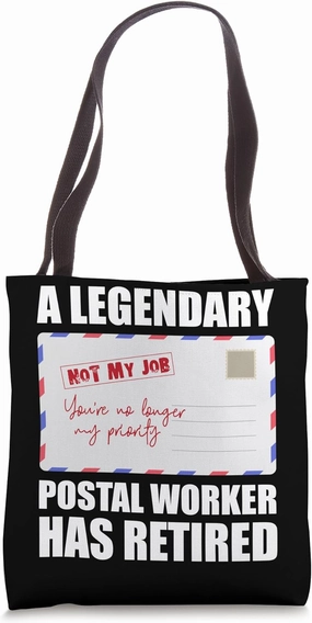 Postal Worker Retired Postman Retirement Tote Bag