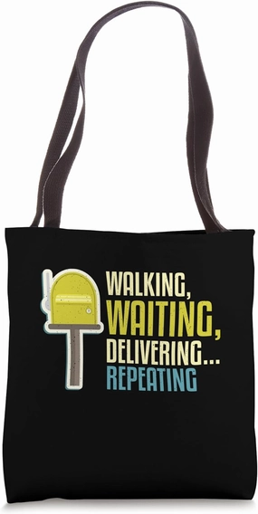 Postman Mailman Mail Carrier Postal Worker Tote Bag