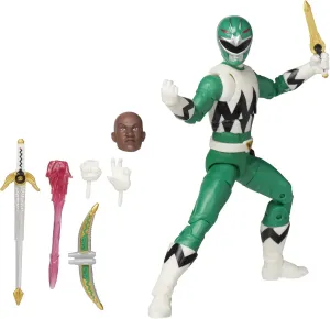 Power Rangers Lightning Collection Lost Galaxy Green Ranger 6-Inch Premium Collectible Action Figure Toy with Accessories Kids Ages 4 and Up