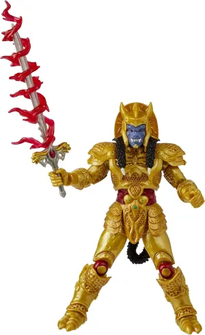 Power Rangers Lightning Collection Mighty Morphin Goldar 6-Inch Premium Collectible Action Figure Toy with Accessories