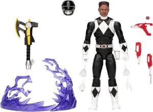 Power Rangers Lightning Collection Remastered Mighty Morphin Black Ranger 6-Inch Action Figure, Toys for Boys and Girls Ages 4 and Up