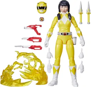 Power Rangers Lightning Collection Remastered Mighty Morphin Yellow Ranger 6-Inch Action Figure, Toys for Boys and Girls Ages 4 and Up