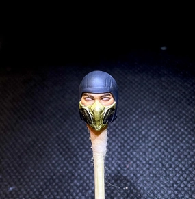 Pre-Sale Premium Hand-Painted 1/18 Mask' Hat Man Head Sculpt Soldier Head for 3.75" Action Figure Accessory Joytoy Acid Rain