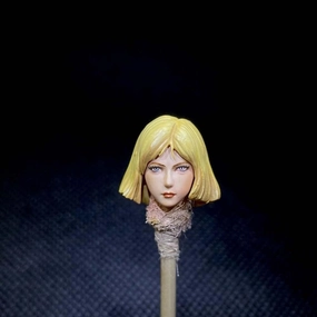 Pre-Sale Premium Painted Sayla Female Short Hair Girl Head Sculpt Soldier Head Model Figure Accessory for 3.75" Action Figure