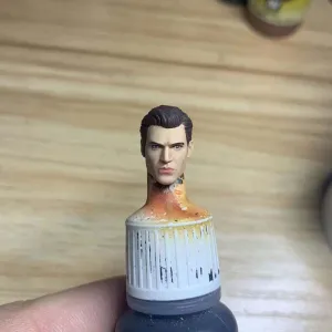 Premium Hand-Painted 1/18 Handsome Man Head Sculpt Soldier Head for 3.75 inch Action Figure Accessory Joytoy Acid Rain