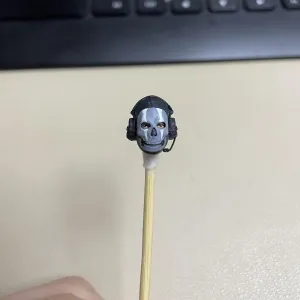 Premium Painted 1/18 Ghost Army Head Sculpt No Neck for 3.75" Action Figure