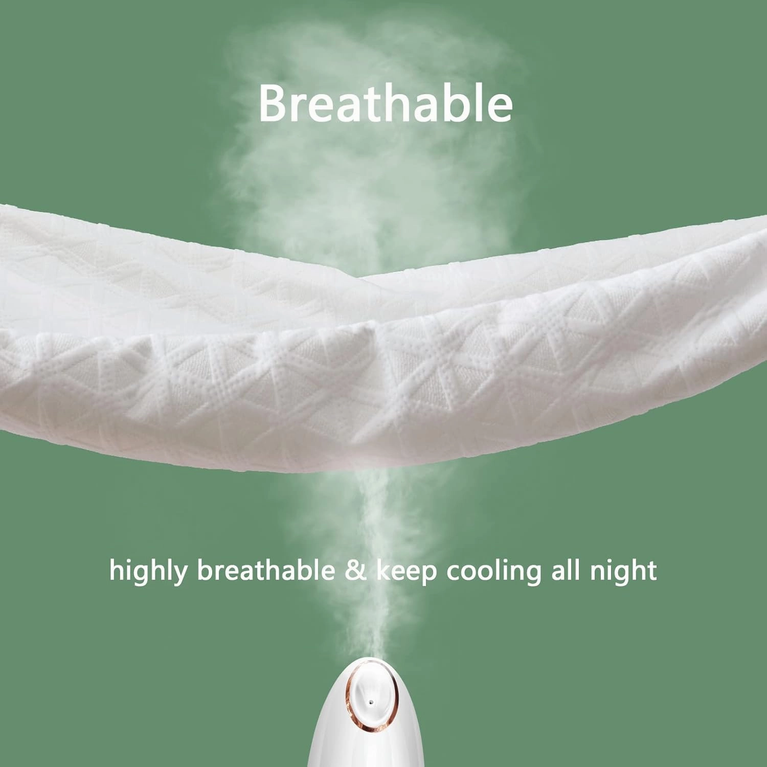 Premium 100% Waterproof Mattress Protector King Size, Breathable Bed Cover 3D Air Fabric Cooling Mattress Pad Cover Smooth Soft Noiseless Washable, 8''-21'' Deep Pocket