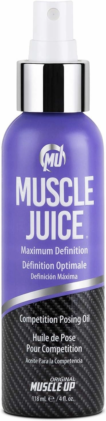 Pro Tan, Muscle Juice, Maximum Definition Posing Oil, Stage Oil, Fitness Event, Modeling, Photoshoot, 4 oz.