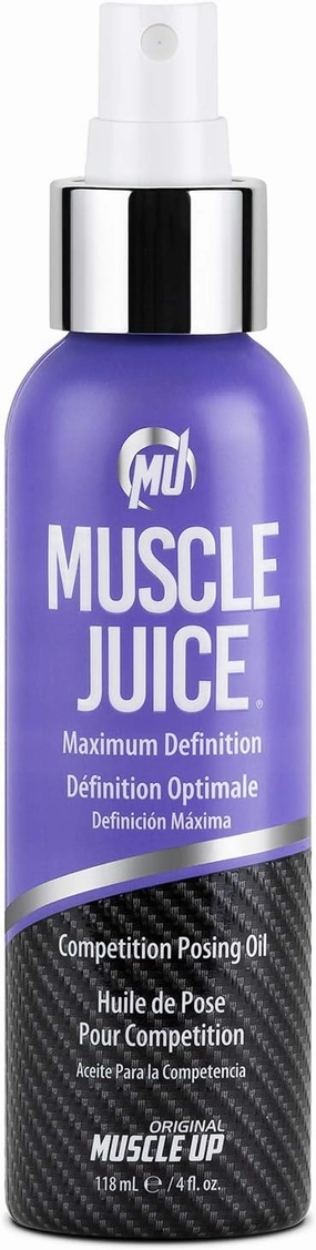 Pro Tan, Muscle Juice, Maximum Definition Posing Oil, Stage Oil, Fitness Event, Modeling, Photoshoot, 4 oz.