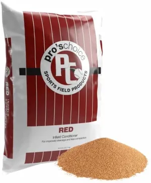 Pro's Choice Red Infield Conditioner, 50 lb Bag – All-Weather Clay Granules for Drainage, Decompaction & Safer Play