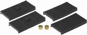 Prothane 67-69 GM F-Body Upper/Lower Spring Pad (Mono) - Black