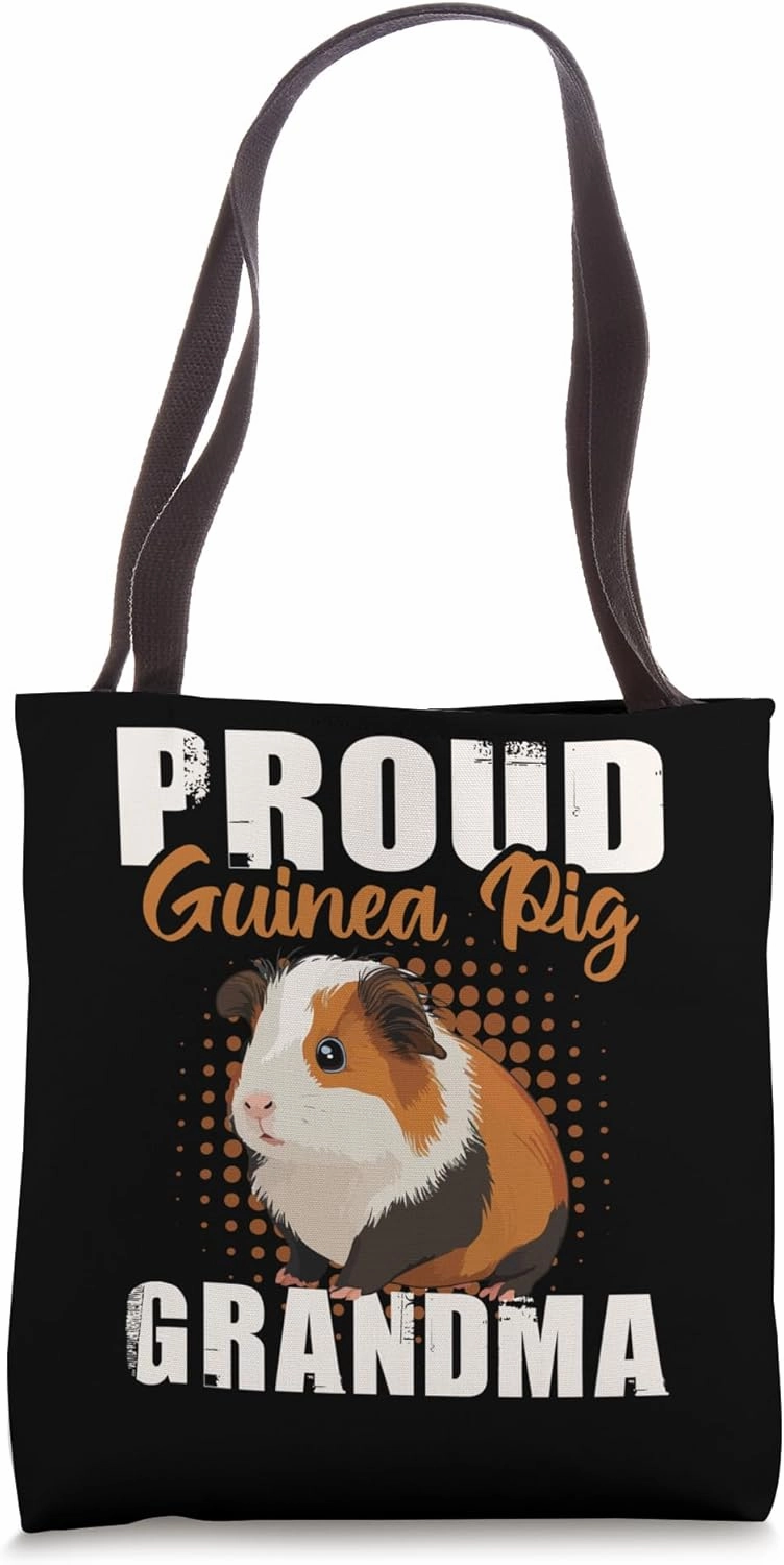 Proud Guinea Pig Grandma - Pet Owner Rodent Animal Lover Tote Bag