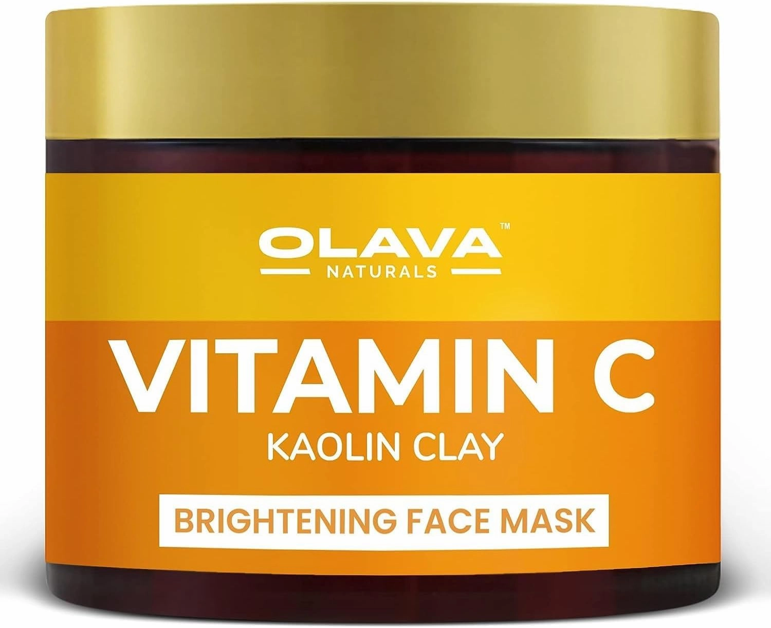 Pub Vitamin C Face Mask for Glowing Skin - Skin Brightening Face Mask with Kaolin Clay for All Skin Types - Visibly Bighten Skin & Improve Texture - 100 gm