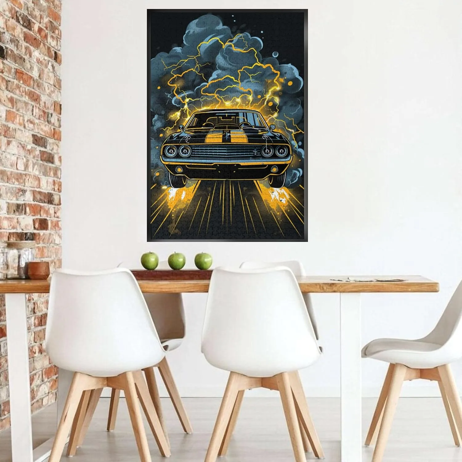 Racing Car 1000 Piece Wooden Puzzles,Creative Activity Hobbies for Adults,Classic Racing Car Stress Relieving Puzzle,Great for Relaxation and Display for Puzzle Enthusiasts,Stunning Artwork